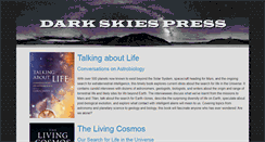 Desktop Screenshot of darkskiespress.com